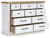 Ashbryn Dresser and Mirror - De Avenue Furniture