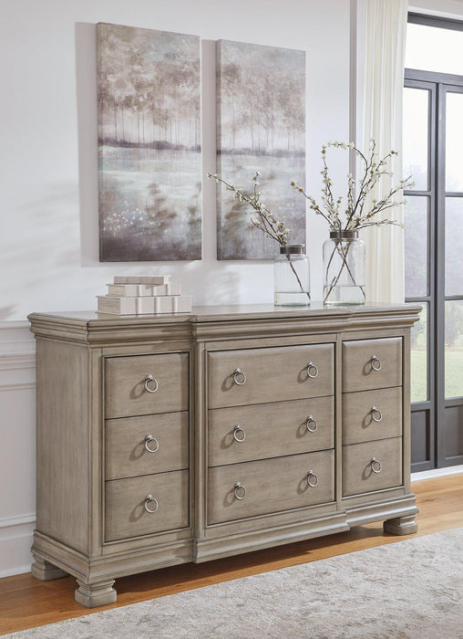 Lexorne Dresser and Mirror - De Avenue Furniture