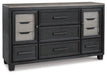 Foyland Dresser and Mirror - De Avenue Furniture