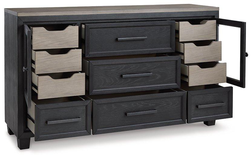 Foyland Dresser and Mirror - De Avenue Furniture