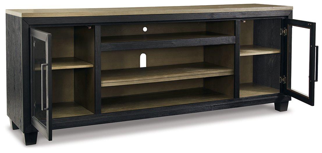 Foyland 83" TV Stand with Electric Fireplace - De Avenue Furniture