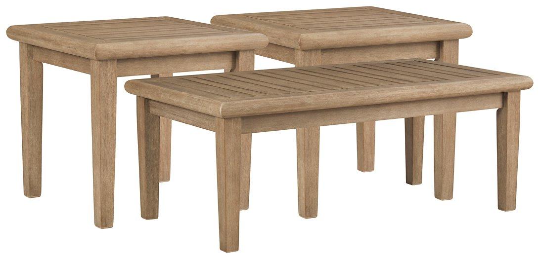 Gerianne Outdoor Occasional Table Set - De Avenue Furniture