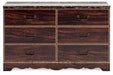 Glosmount Dresser and Mirror - De Avenue Furniture
