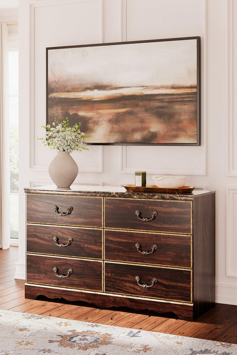 Glosmount Dresser and Mirror - De Avenue Furniture