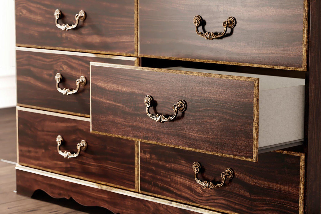 Glosmount Dresser and Mirror - De Avenue Furniture