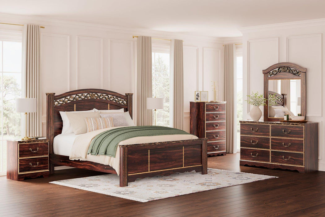 Glosmount Dresser and Mirror - De Avenue Furniture