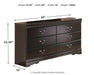 Huey Vineyard Dresser and Mirror - De Avenue Furniture