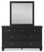 Lanolee Dresser and Mirror - De Avenue Furniture