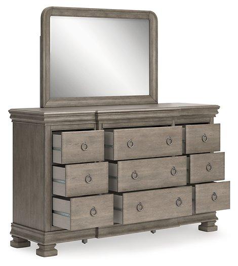 Lexorne Dresser and Mirror - De Avenue Furniture