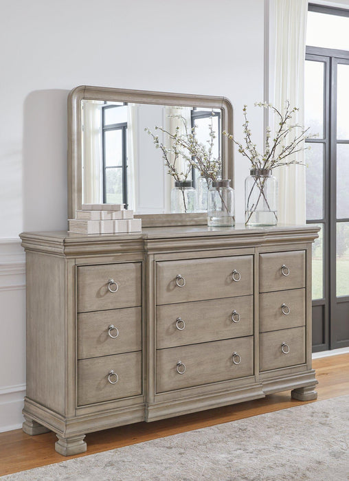 Lexorne Dresser and Mirror - De Avenue Furniture
