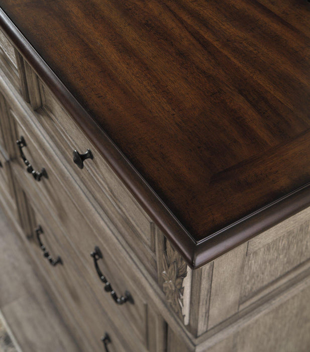 Lodenbay Dresser and Mirror - De Avenue Furniture
