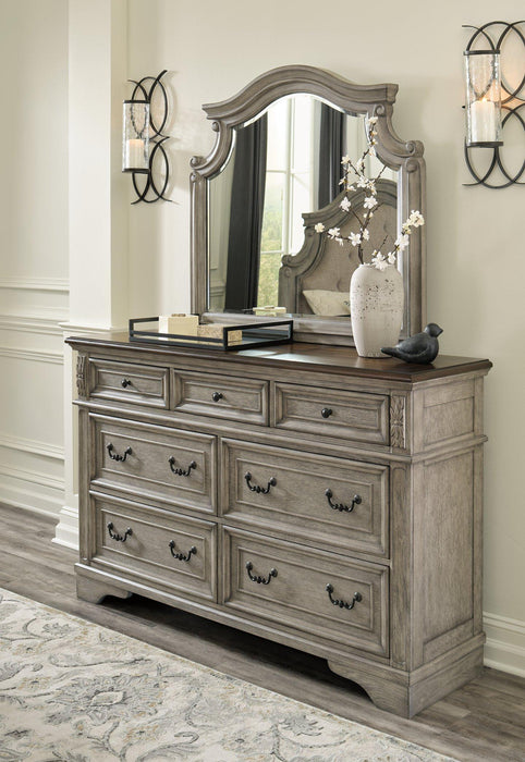 Lodenbay Dresser and Mirror - De Avenue Furniture