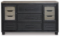Foyland Dresser and Mirror - De Avenue Furniture