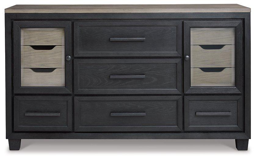 Foyland Dresser and Mirror - De Avenue Furniture