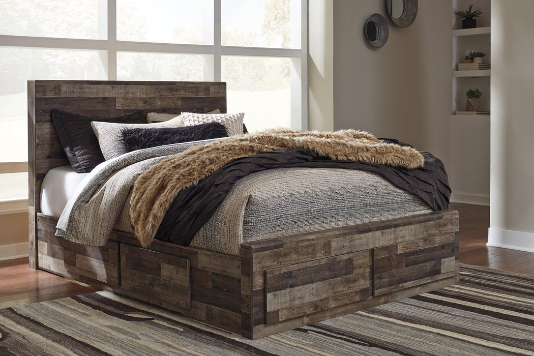 Derekson Bed with 6 Storage Drawers - De Avenue Furniture