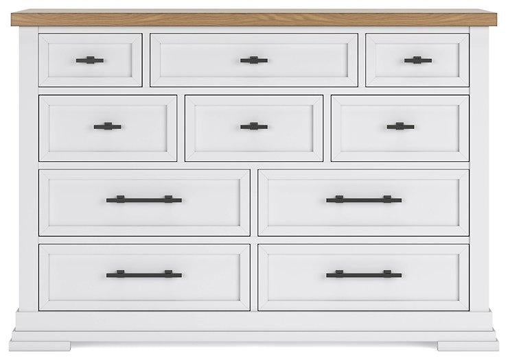 Ashbryn Dresser and Mirror - De Avenue Furniture