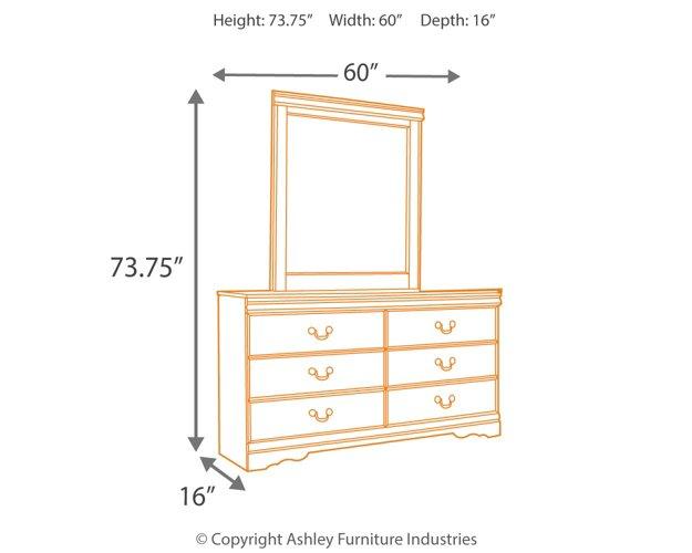 Huey Vineyard Dresser and Mirror - De Avenue Furniture