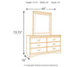 Huey Vineyard Dresser and Mirror - De Avenue Furniture