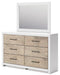 Charbitt Dresser and Mirror - De Avenue Furniture