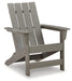 Visola Outdoor Adirondack Chair and End Table - De Avenue Furniture