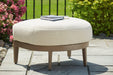 Serene Bay Outdoor Ottoman with Cushion - De Avenue Furniture