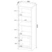 Laughlin Media Tower - De Avenue Furniture