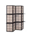 Iggy 4-panel Folding Screen with Removable Shelves Tan and Cappuccino - De Avenue Furniture