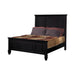 Sandy Beach Eastern King Panel Bed with High Headboard Black - De Avenue Furniture