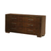 Jessica 6-drawer Dresser Cappuccino - De Avenue Furniture