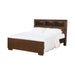 Jessica Eastern King Bed with Storage Headboard Cappuccino - De Avenue Furniture