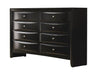Briana Rectangular 8-drawer Dresser Black - De Avenue Furniture