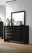 Briana Rectangle Dresser Mirror Black - De Avenue Furniture