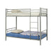Hayward Twin Over Twin Bunk Bed Silver - De Avenue Furniture