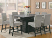 Stanton Square Counter Table Black - De Avenue Furniture
