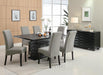Stanton Upholstered Side Chairs Grey (Set of 2) - De Avenue Furniture