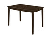 Guillen 5-piece Dining Set with Bench Cappuccino and Dark Brown - De Avenue Furniture
