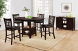 Lavon Oval Counter Height Table Espresso - De Avenue Furniture