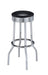 Theodore Upholstered Top Bar Stools Black and Chrome (Set of 2) - De Avenue Furniture