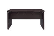 Skylar Computer Desk with Keyboard Drawer Cappuccino - De Avenue Furniture