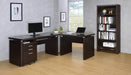 Skylar Extension Desk Cappuccino - De Avenue Furniture