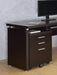 Skylar 3-drawer Mobile File Cabinet Cappuccino - De Avenue Furniture