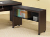 Skeena Mobile Return with Casters Cappuccino - De Avenue Furniture