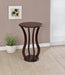 Elton Round Top Accent Table Cherry - De Avenue Furniture