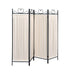 Dove 4-panel Folding Screen Beige and Black - De Avenue Furniture