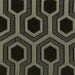 Jansen Hexagon Patterned Accent Chair Grey and Black - De Avenue Furniture