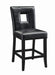 Shannon Open Back Upholstered Dining Chairs Black (Set of 2) - De Avenue Furniture