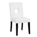 Shannon Open Back Upholstered Dining Chairs White (Set of 2) - De Avenue Furniture