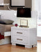 Jessica Nightstand Panels White (Set of 2) - De Avenue Furniture