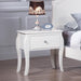 Dominique 1-drawer Nightstand Cream White - De Avenue Furniture
