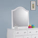 Dominique Dresser Mirror Cream White - De Avenue Furniture